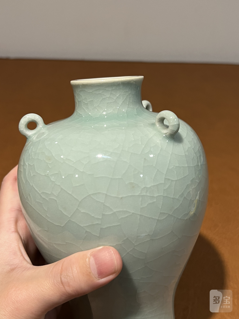 清 粉青釉三系梅瓶 - 图6